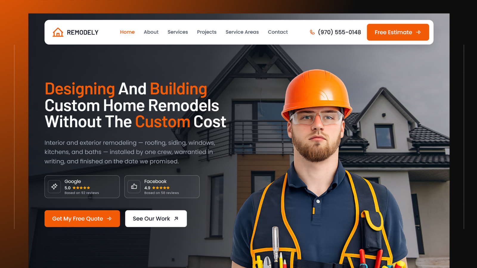 Main Blog Image of Remodely Framer Template